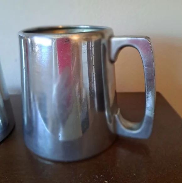 2 Vtg Woodbury Pewter Mugs - Picture 2 of 9